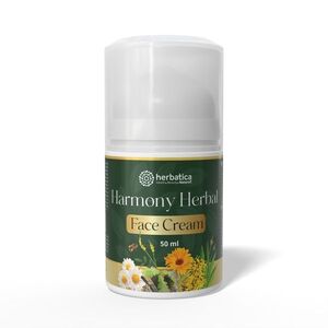 Harmony Herbal Face Cream – zklidňující a regenerační krém pro citlivou a problematickou pleť - 50 ml - Herbatica obraz