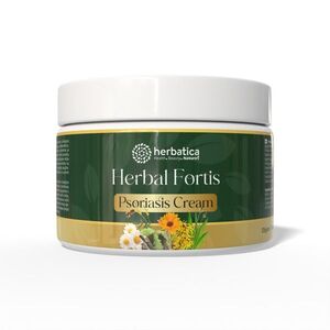 Herbal Fortis Psoriasis Cream – regenerační krém pro pokožku se sklonem k psoriáze – 200 ml – Herbatica obraz
