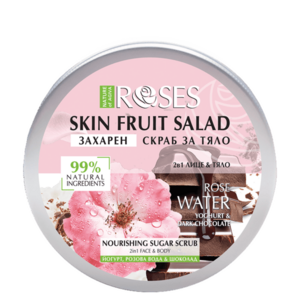 2v1 Cukrový peeling jogurt, růžová voda a čokoláda FRUIT SALAD 200 ml - NATURE OF AGIVA obraz