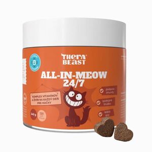 All-in-meow 24/7 – komplex vitaminů a živin pro kočky – 120 ks – Therabeast obraz