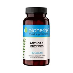 Anti-Gas – enzymy proti nadýmání – 100 kapslí – Bioherba obraz