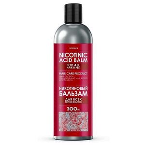 Balzám s kyselinou nikotinovou pro všechny typy vlasů – 300 ml – Vitateka obraz