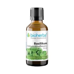 Bazalka posvátná (tulsi) – tinktura kapky – 50 ml – Bioherba obraz