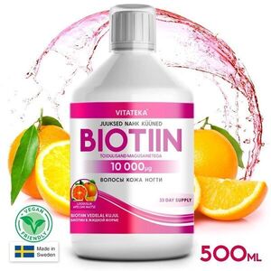 Biotin 10 000 mikrogramů 500 ml - Vitateka obraz