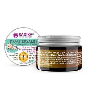 Bylinná mast pro miminka a děti s heřmánkem - 30 ml - Bioherba obraz