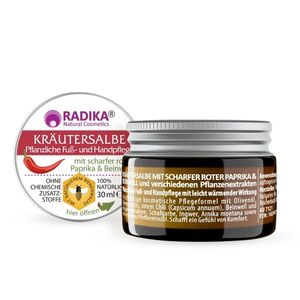 Bylinná mast s červenou paprikou a kostivalem - 30 ml - Bioherba obraz
