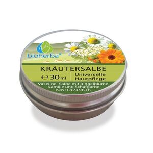 Bylinná mast s měsíčkem, heřmánkem a řebříčkem - 30 ml - Bioherba obraz