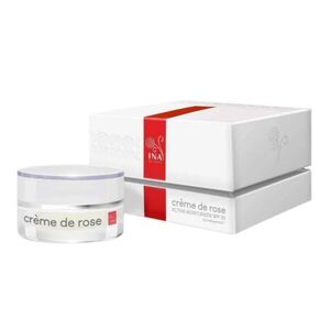 Crème de Rose – hydratační krém s SPF 30, vysoce obohacený o organický esenciální růžový olej – 50 ml – INA Essentials obraz