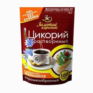 Čekanková káva s ženšenem - 100 g - Zolotoi obraz
