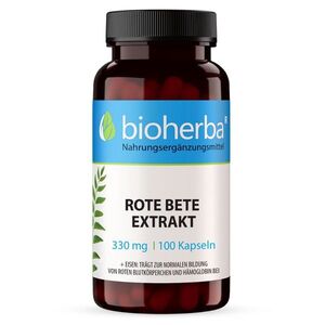 Extrakt z červené řepy 330 mg - 100 kapslí - Bioherba obraz