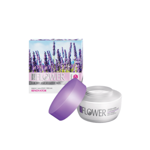 FLOWER Rozjasňující denní pleťový krém pro suchou a citlivou pleť s levandulovým extraktem 50 ml - NATURE OF AGIVA obraz