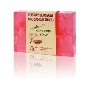 Glycerinové mýdlo Třešňový květ a santalové dřevo 70 g - Bulgarian Rose Karlovo obraz