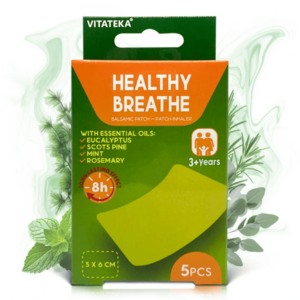 Healthy Breathe – aromaterapeutická inhalační náplast – 5 ks – Vitateka obraz