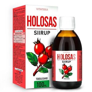 Holosas – šípkový sirup s kyselinou jablečnou – 100 ml – Vitateka obraz