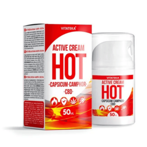 Hřejivý krém s paprikou, kafrem a CBD – 50 ml – Vitateka obraz