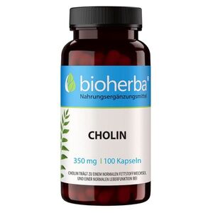 Cholin 350 mg - 100 kapslí - Bioherba obraz
