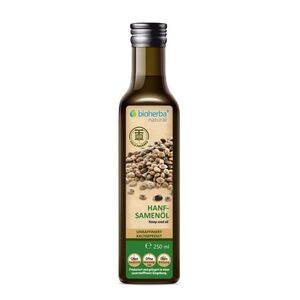 Konopný olej lisovaný za studena - 250 ml - Bioherba obraz