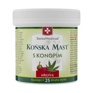 Koňská mast s konopím hřejivá - 500 ml - SwissMedicus obraz