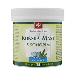Koňská mast s konopím chladivá - 500 ml - SwissMedicus obraz