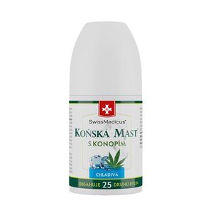 Koňská mast s konopím chladivá ROLL-ON - 90 ml - SwissMedicus obraz