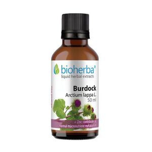 Lopuch větší – tinktura kapky – 50 ml – Bioherba obraz