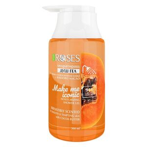 MAKE ME ICONIC hydratační přírodní sprchový gel s kakaovým máslem a vůní sladké papáji 300 ml - NATURE OF AGIVA obraz