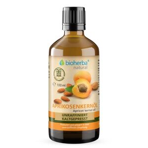Meruňkový olej z jader lisovaný za studena - 100 ml - Bioherba obraz