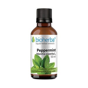 Máta peprná – tinktura kapky – 50 ml – Bioherba obraz