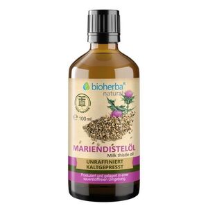 Olej z ostropestřce mariánského – 100 ml – Bioherba obraz