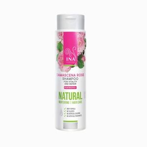 Přírodní růžový šampon pro suché a poškozené vlasy – 200 ml – INA Essentials obraz
