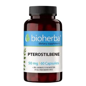 Pterostilben 50 mg – 60 kapslí – Bioherba obraz