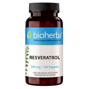 Resveratrol 100 mg - 100 kapslí - Bioherba obraz