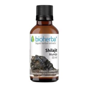 Shilajit Mumio – tinktura kapky – 50 ml – Bioherba obraz