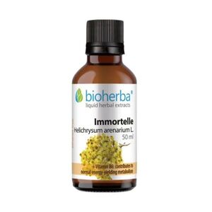 Slaměnka písečná – tinktura kapky – 50 ml – Bioherba obraz