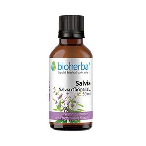 Šalvěj – tinktura kapky – 50 ml – Bioherba obraz
