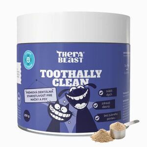 Toothally clean – prášek na zuby a dásně pro psy a kočky – 200 g – Therabeast obraz