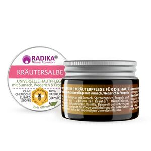 Univerzální bylinná mast se škumpou, jitrocelem a propolisem - 30 ml - Bioherba obraz