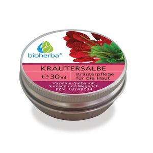 Vazelínová bylinná mast se škumpou a jitrocelem - 30 ml - Bioherba obraz