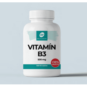 Vitamín B3 500 mg - 110 tablet - Dr. Fleming obraz