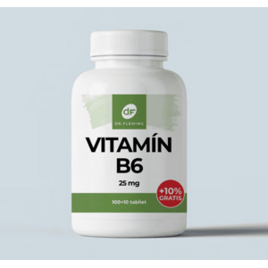 Vitamín B6 25 mg - 110 tablet - Dr. Fleming obraz