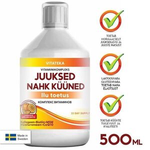 Vitamínový komplex pro vlasy, pokožku a nehty – 500 ml – Vitateka obraz