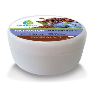 Vlasová maska Aktivátor s kofeinem a lněným olejem - 230 ml - Bioherba obraz