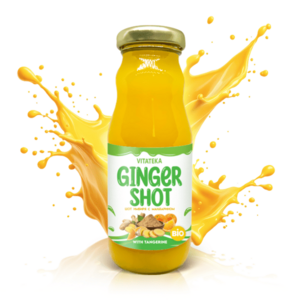 Zázvorový shot s mandarinkou – 200 ml – Vitateka obraz
