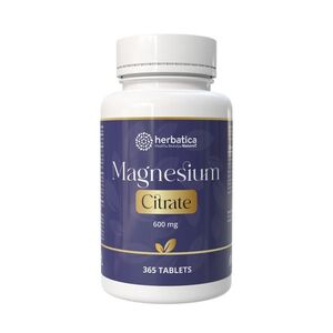 Magnézium citrát 600 mg - 365 tablet - Herbatica obraz