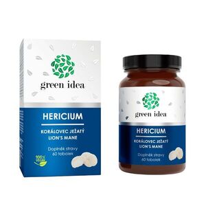 Hericium – korálovec ježatý – 60 kapslí - Green idea obraz