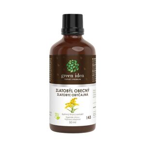 Zlatobýl obecný tinktura – kapky 50 ml – Green idea obraz