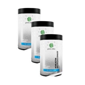 Zvýhodněný set 3x: Kreatin monohydrát – mikronizovaný 150 g – Green idea obraz