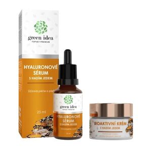 Zvýhodněný set kosmetiky pro zralou pleť: Bioaktivní krém + Hyaluronové sérum s hadím jedem – Green idea obraz