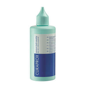 Curaprox BDC 105 čistící roztok pro umělý chrup, 100 ml obraz