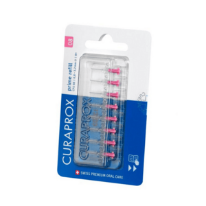 Curaprox CPS 08 prime 8 ks blister refill, růžové obraz